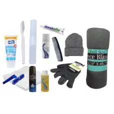 17pc Homeless Healthful Living Kit