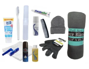 17pc Homeless Healthful Living Kit