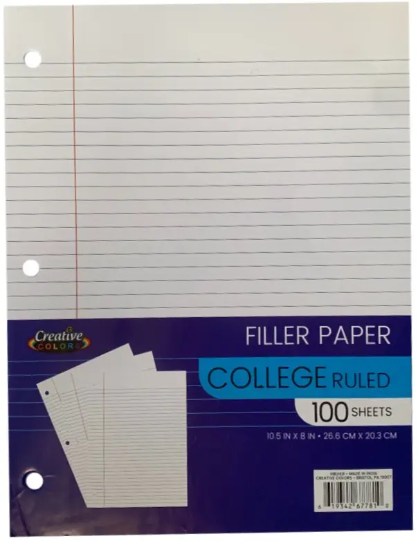 Filler Paper