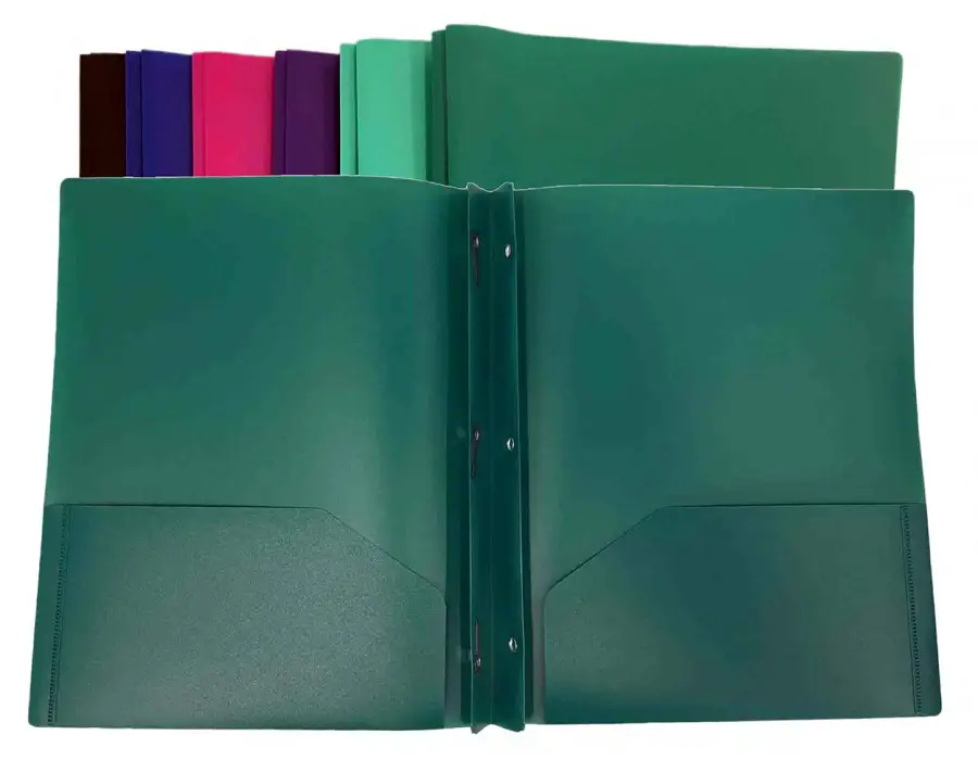 Two Pocket Folder With Prongs