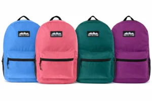 17-inch Solid Bright Color Backpacks