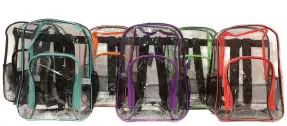 10007—17" Clear Backpacks